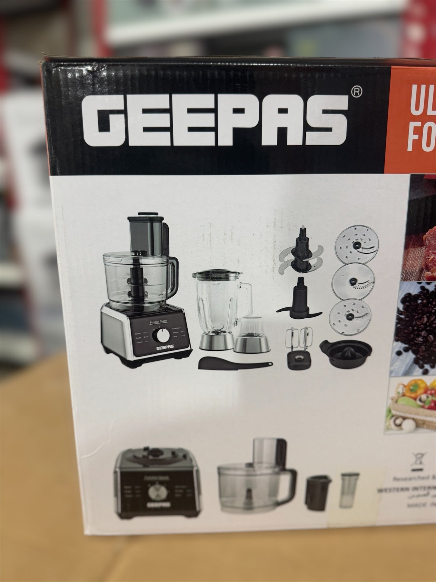 Geepas Ultrapower 9 in 1 Food Chopper Factory-46025