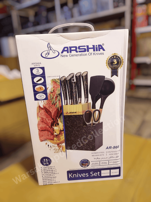 Arshia 11 Pcs AR-866 Knives Set