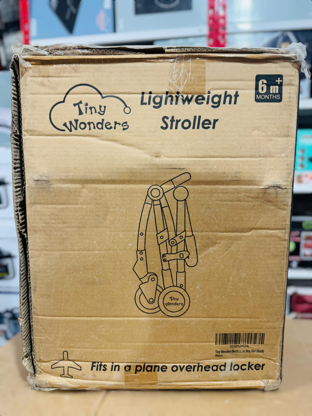 Tiny Wonders Lightweight Stroller with Dual-Brake