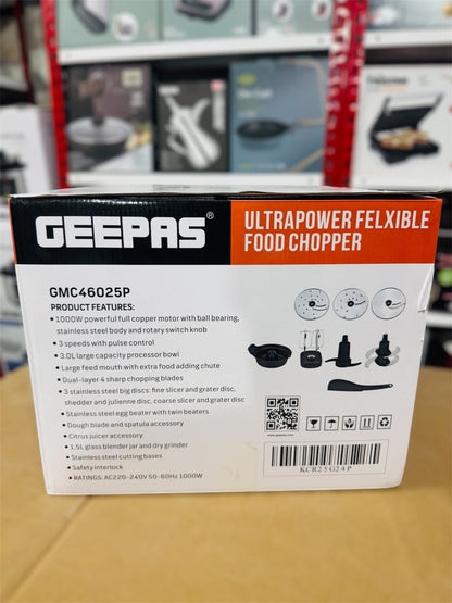 Geepas Ultrapower 9 in 1 Food Chopper Factory-46025