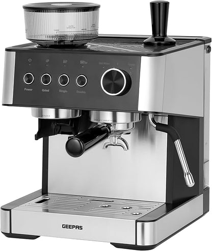 Geepas Espresso and Cappuccino Coffee Machine-1325