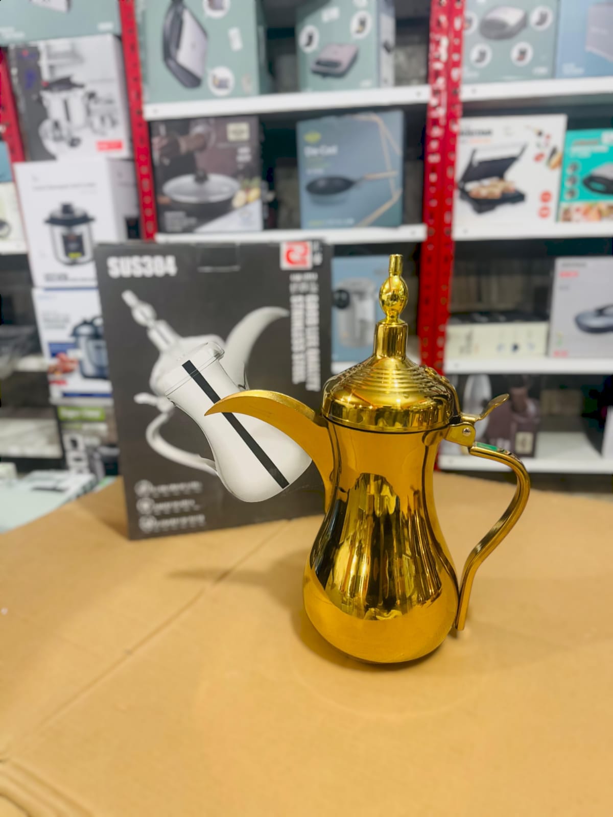 Earl Arabic SS Coffee Pot/Kettle