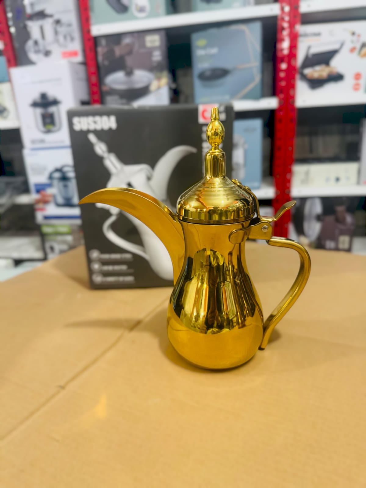 Earl Arabic SS Coffee Pot/Kettle