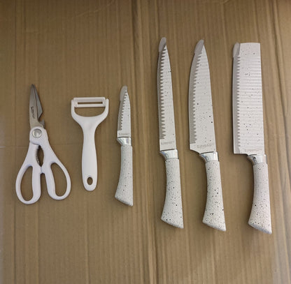 LOT IMPORTED 6 PC SHARP KNIVES BC-003/004