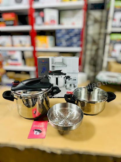 UNIQUE 3 in 1 AUTOMATIC PRESSURE COOKER