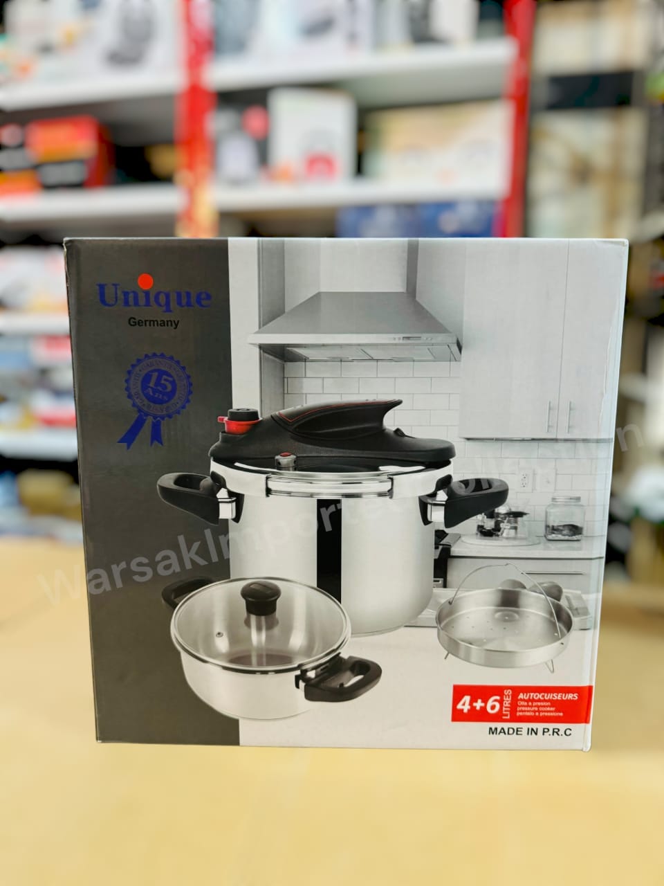 UNIQUE 3 in 1 AUTOMATIC PRESSURE COOKER