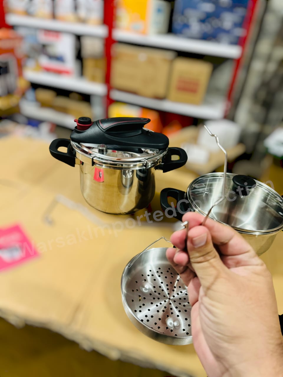 UNIQUE 3 in 1 AUTOMATIC PRESSURE COOKER