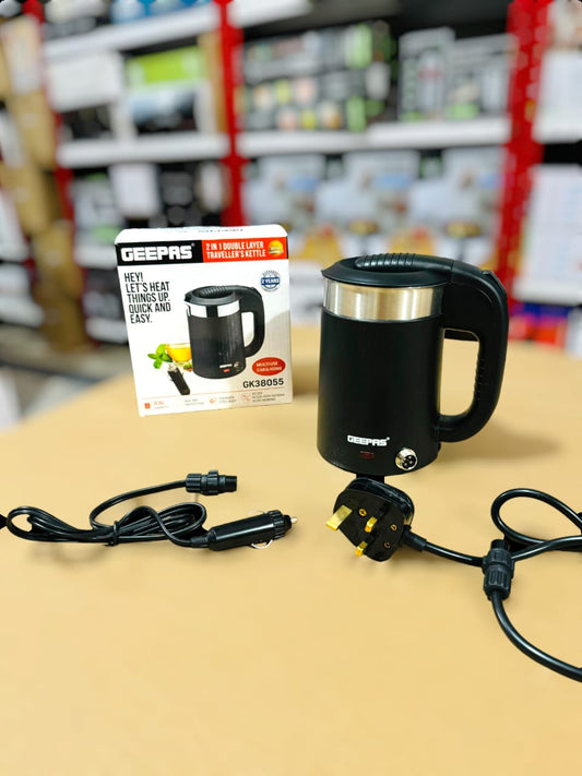 Geepas 2 in 1 Mini Travel Kettle GK38055