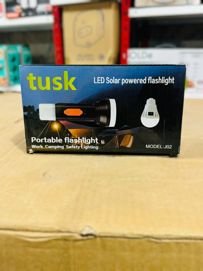 Tusk LED Solar Flashlight J-02