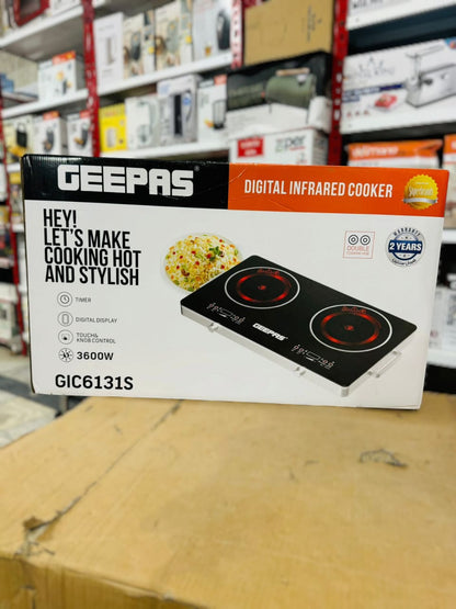 GEEPAS 3600W Double Digital Hot Plate-6131