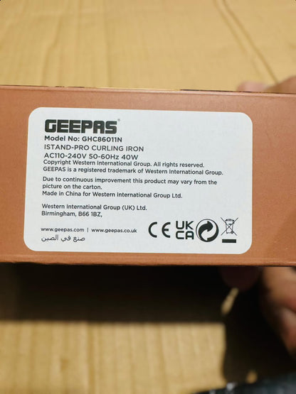 GEEPAS Instant-Pro Curling Iron-86011