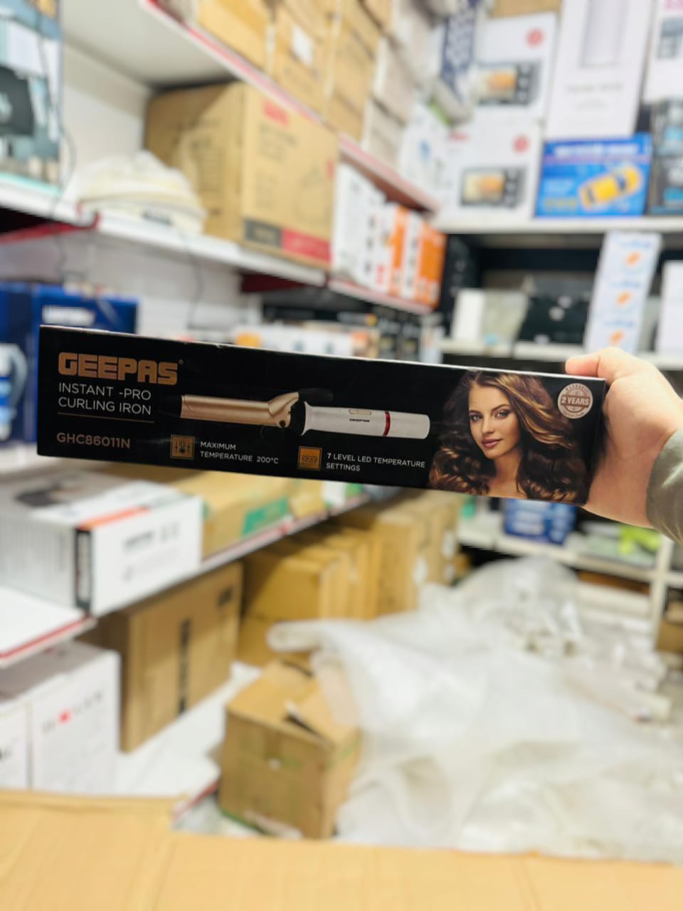 GEEPAS Instant-Pro Curling Iron-86011