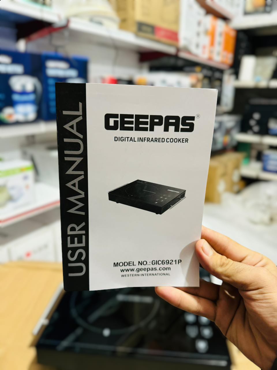 GEEPAS 2000W Digital Infrared Cooker-6921