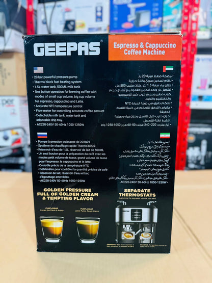 GEEPAS 1250W 3 in 1 Coffee Machine-1215