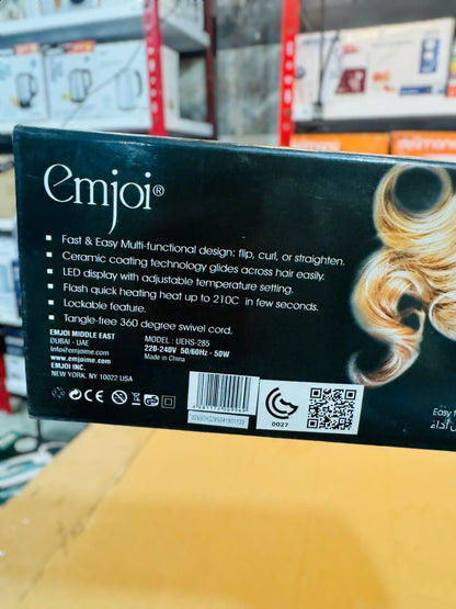 Emjoi 2 in 1 Hair Straightener & Curler