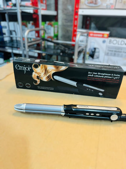 Emjoi 2 in 1 Hair Straightener & Curler