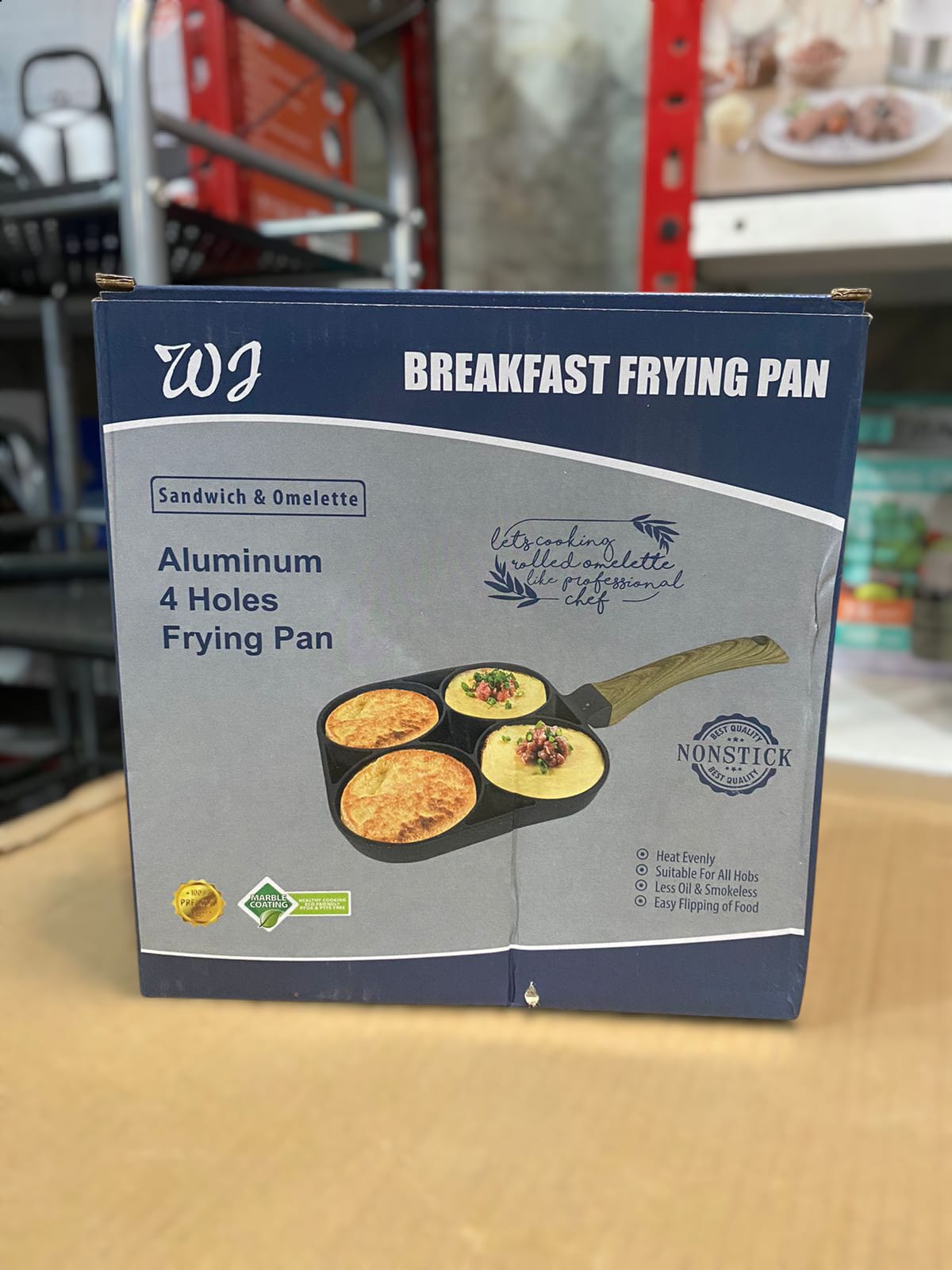 4 Portion Granite Coated Frypan