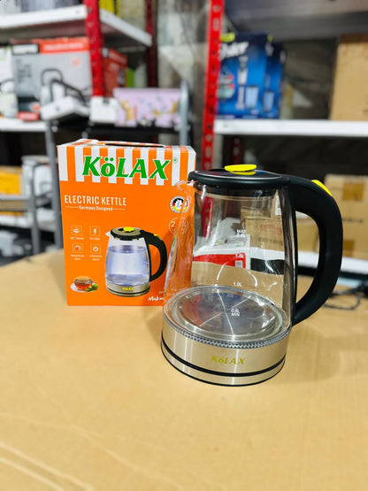 Kolax 2L Glass Electric Kettle 2200W-901631