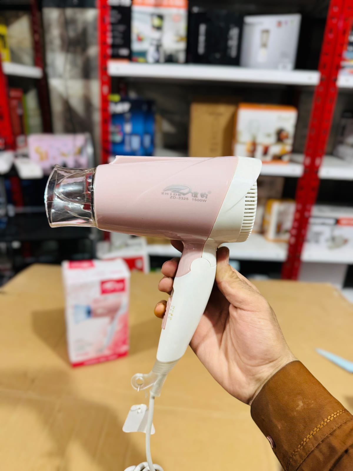 Zhide Foldable Hair Dryer 1500W-3325