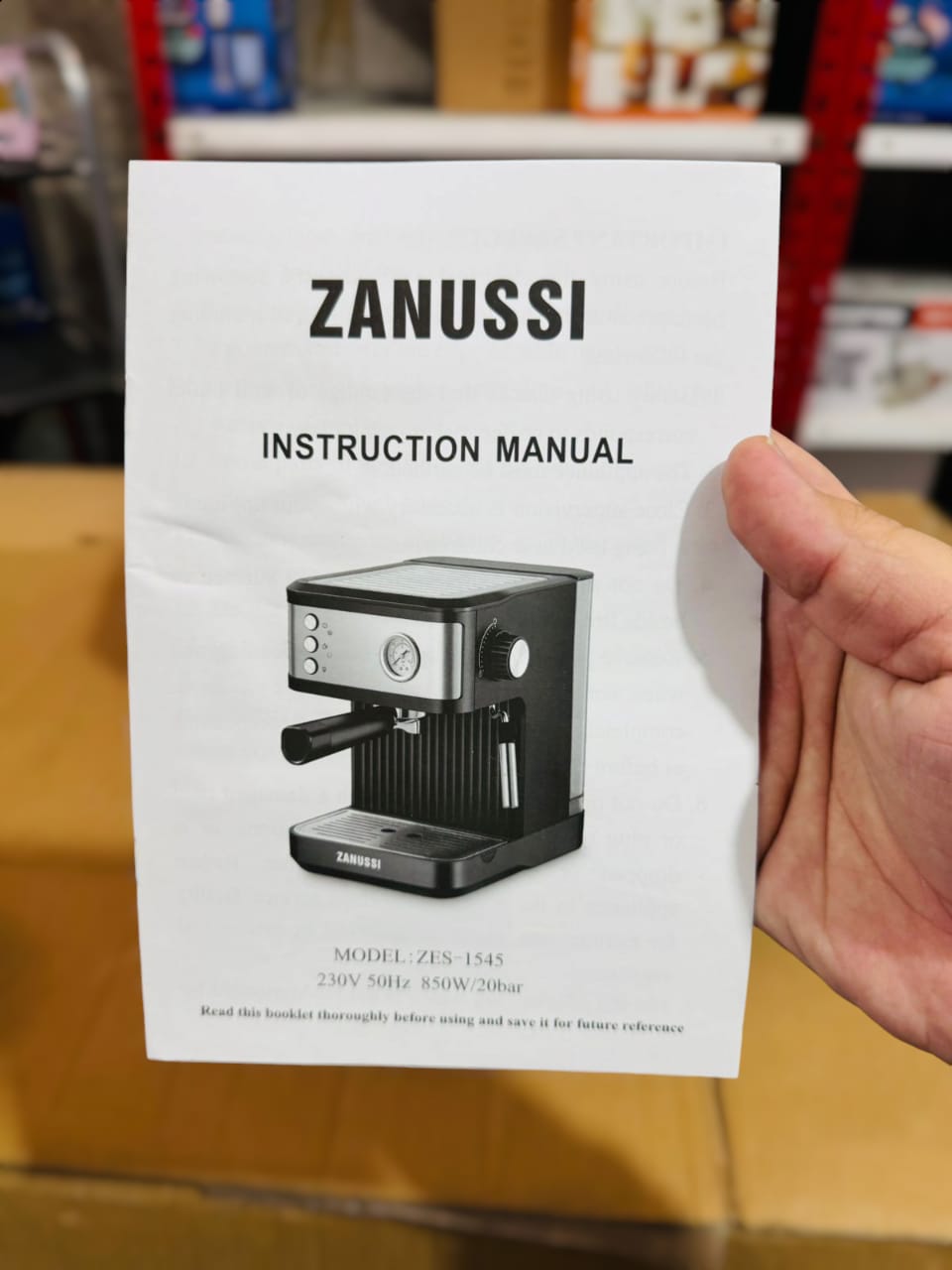 Zanussi Espresso Coffee Machine 850W