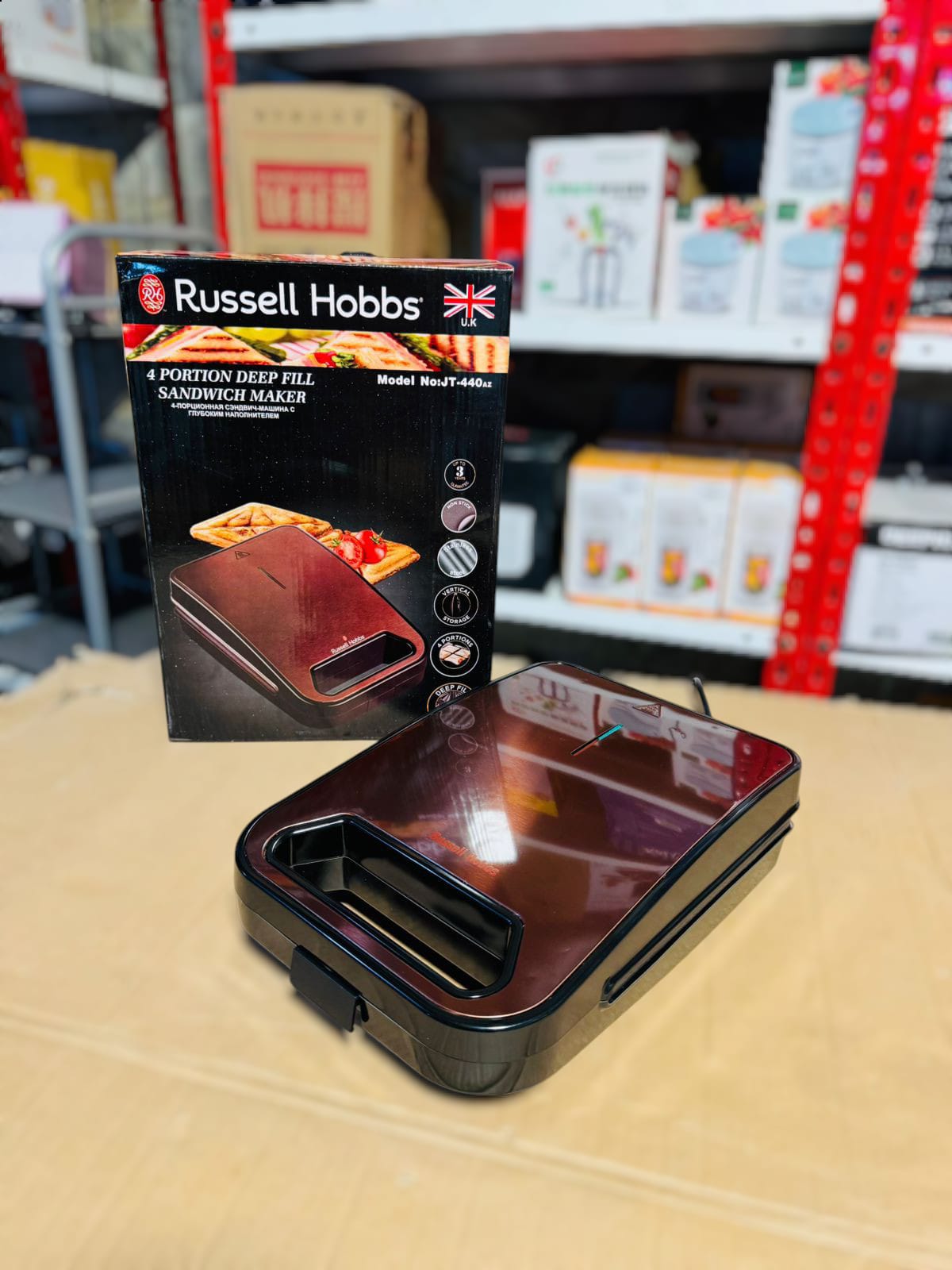 Russell Hobbs Sandwich Maker JT-440( Not Original)