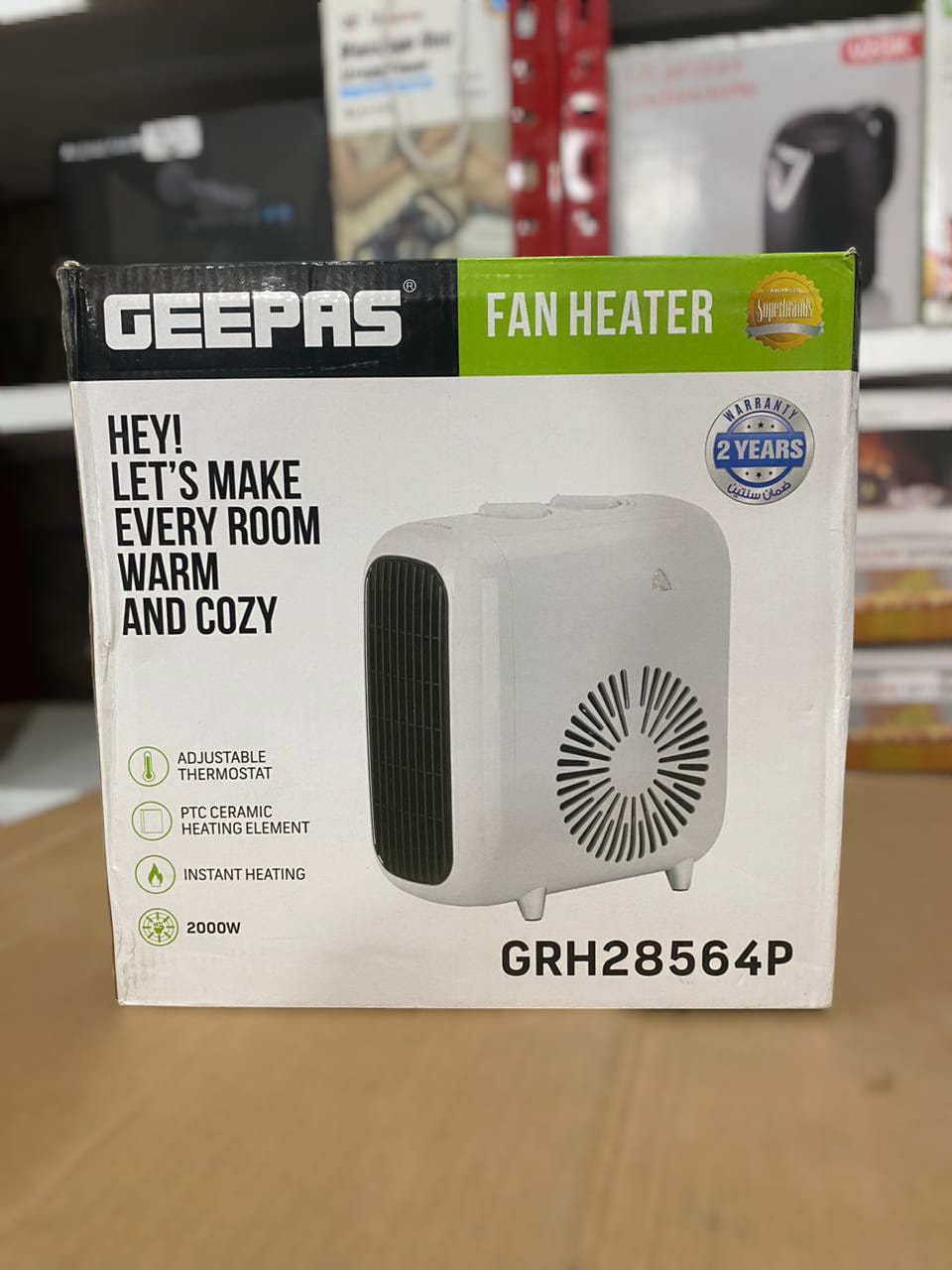 Geepas Fan Heater-28564