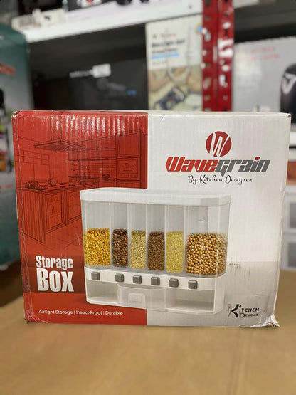 6 Portion Grain Storage Box