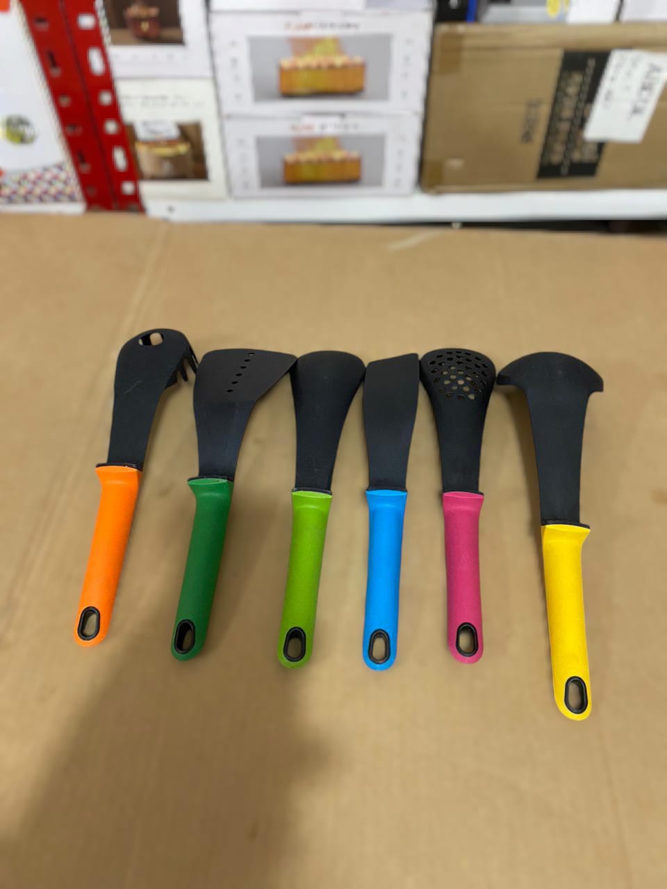 6pcs Silicone Kitchen Spoon Set