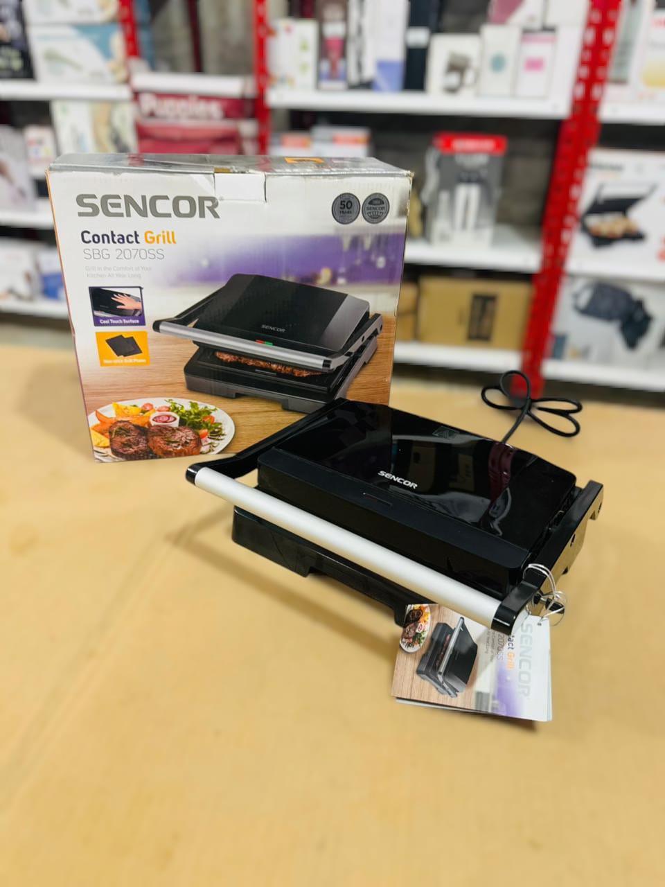 Sencor 1000W contact Grill SBG 2070SS