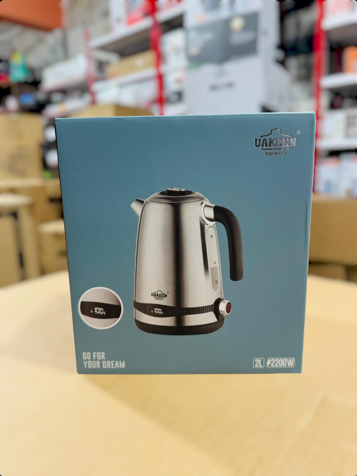 Uakeen Germany Digital 2L Electric Kettle ZL-018