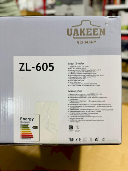 Uakeen Germany Digital Meat Grinder ZL-605