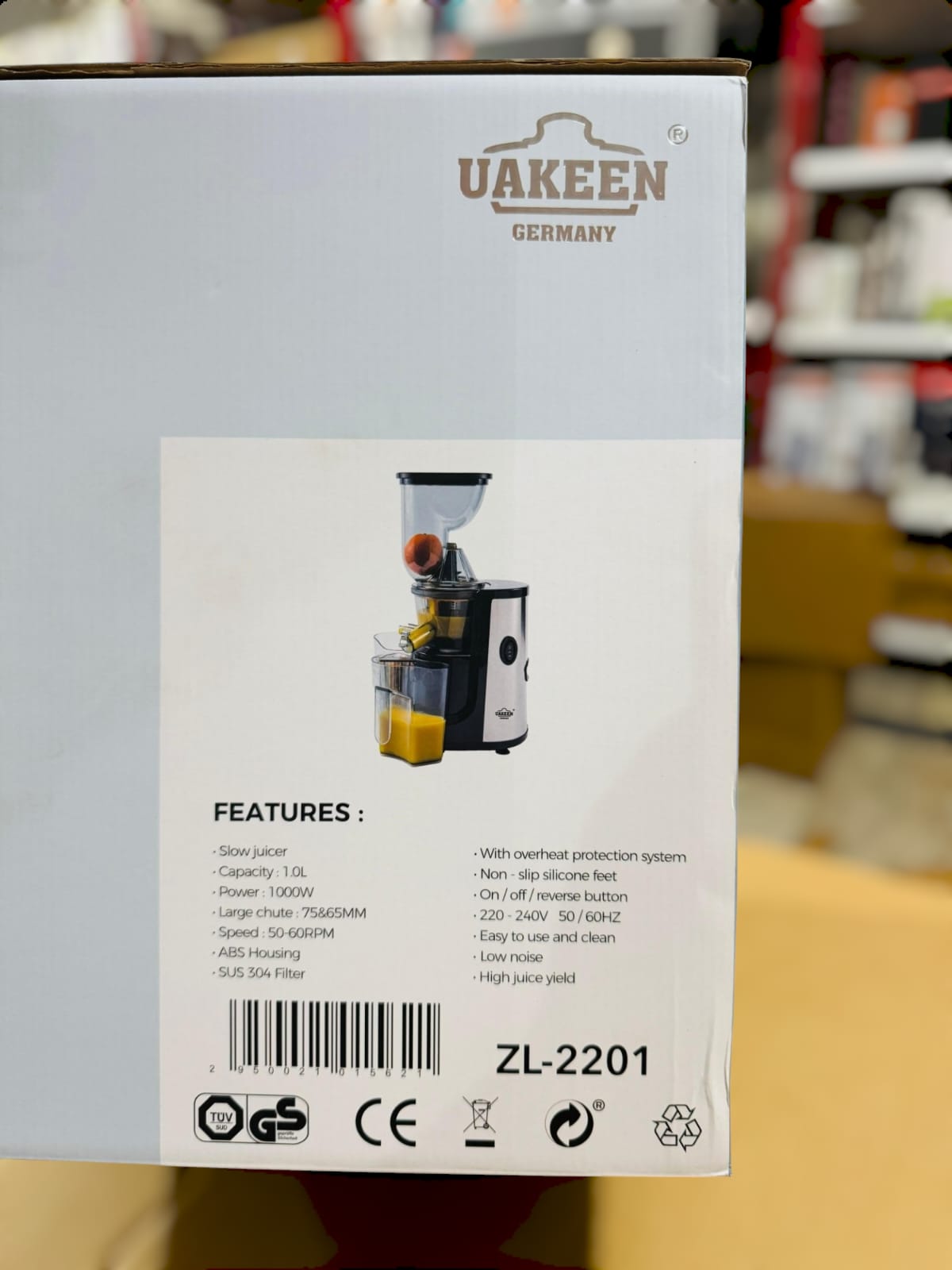 Uakeen  Germany Slow Juicer ZL-2201