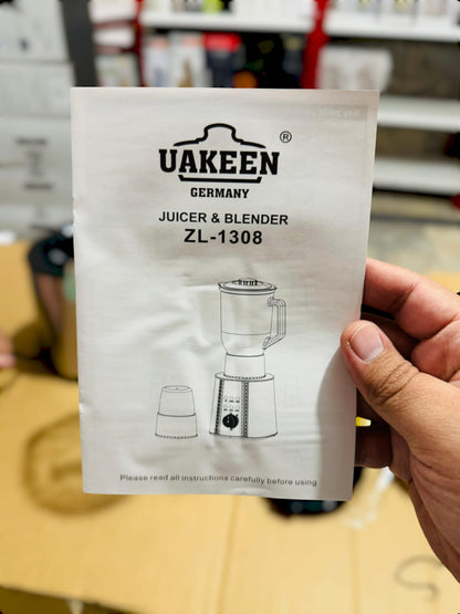 Uakeen Germany Titanium Digital Blender & Grinder ZL-1308