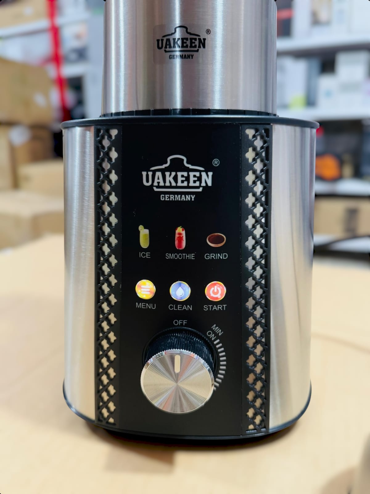 Uakeen Germany Titanium Digital Blender & Grinder ZL-1308