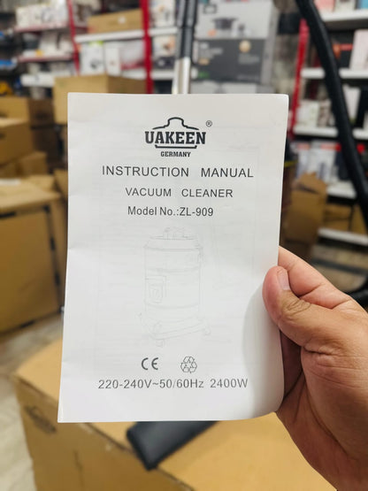 Uakeen Germany 23L Drum Vacuum Cleaner & Blower ZL-909