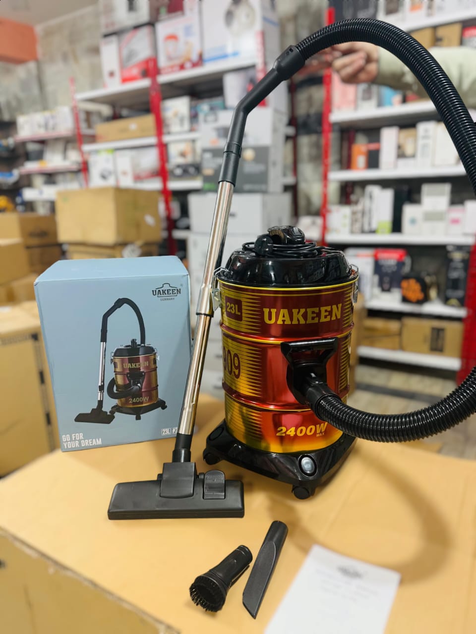 Uakeen Germany 23L Drum Vacuum Cleaner & Blower ZL-909