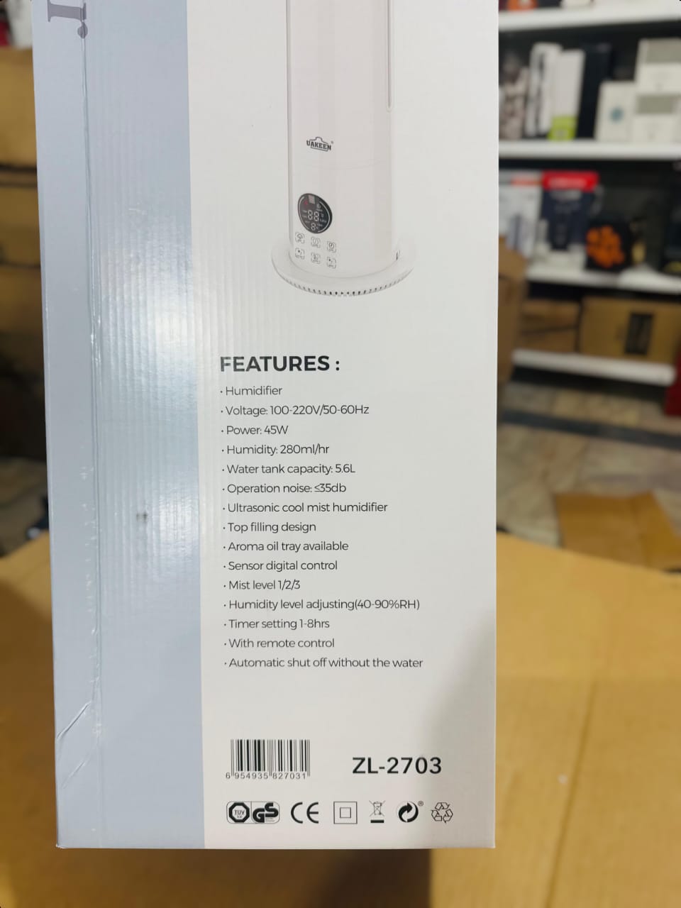 Uakeen Germany Remote Control Humidifier ZL-2703