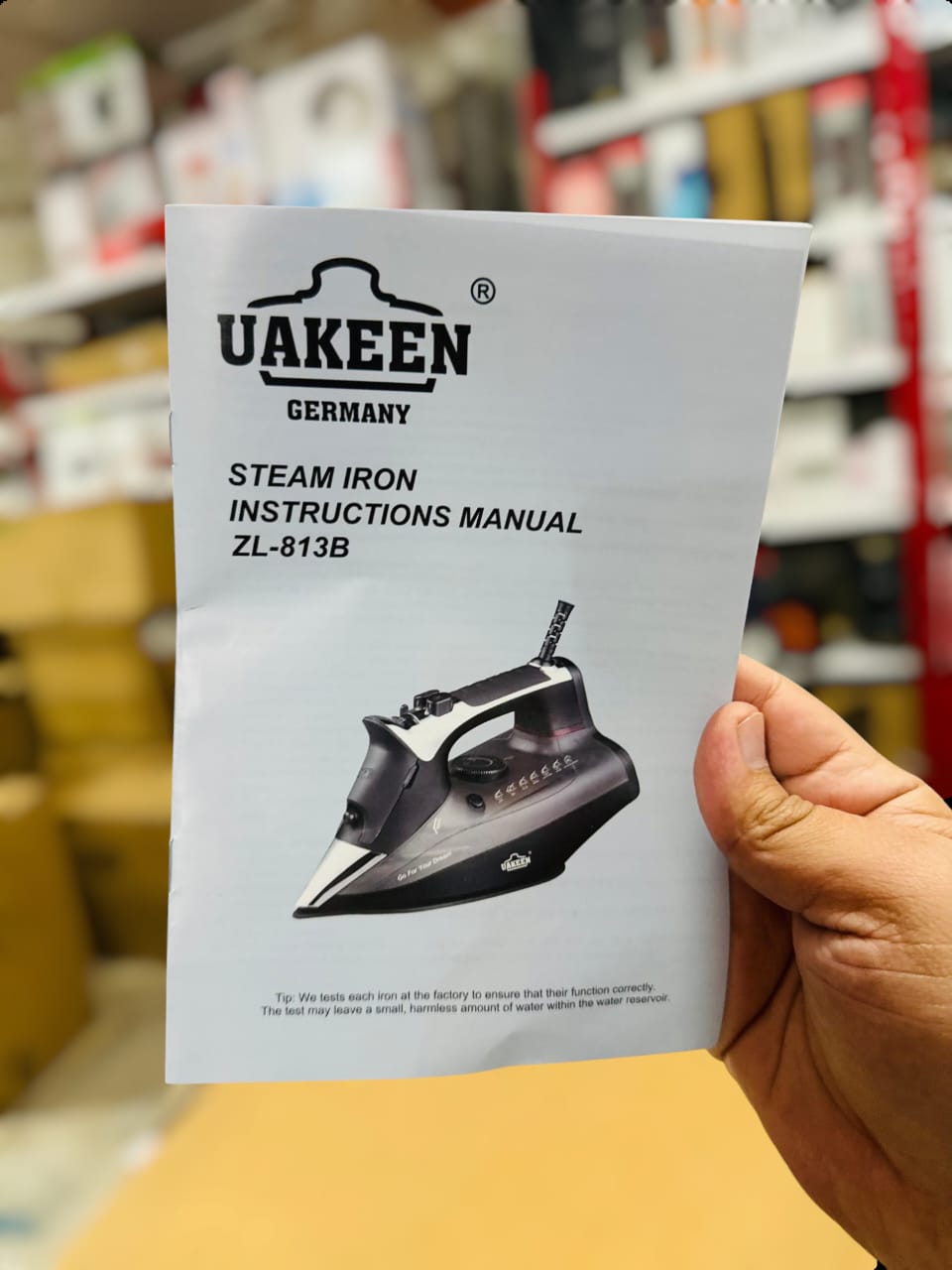 Uakeen Germany Steam Iron ZL-813B