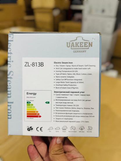 Uakeen Germany Steam Iron ZL-813B