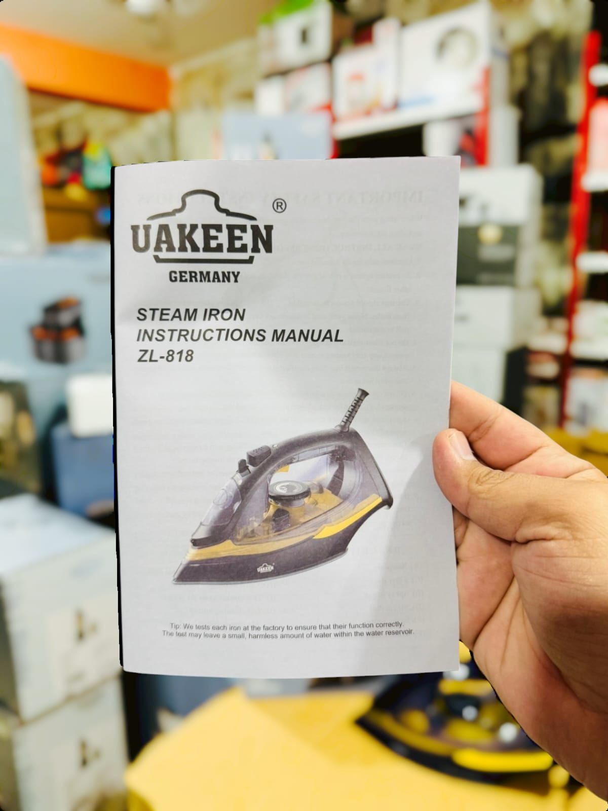 Uakeen Germany Steam Iron ZL-818