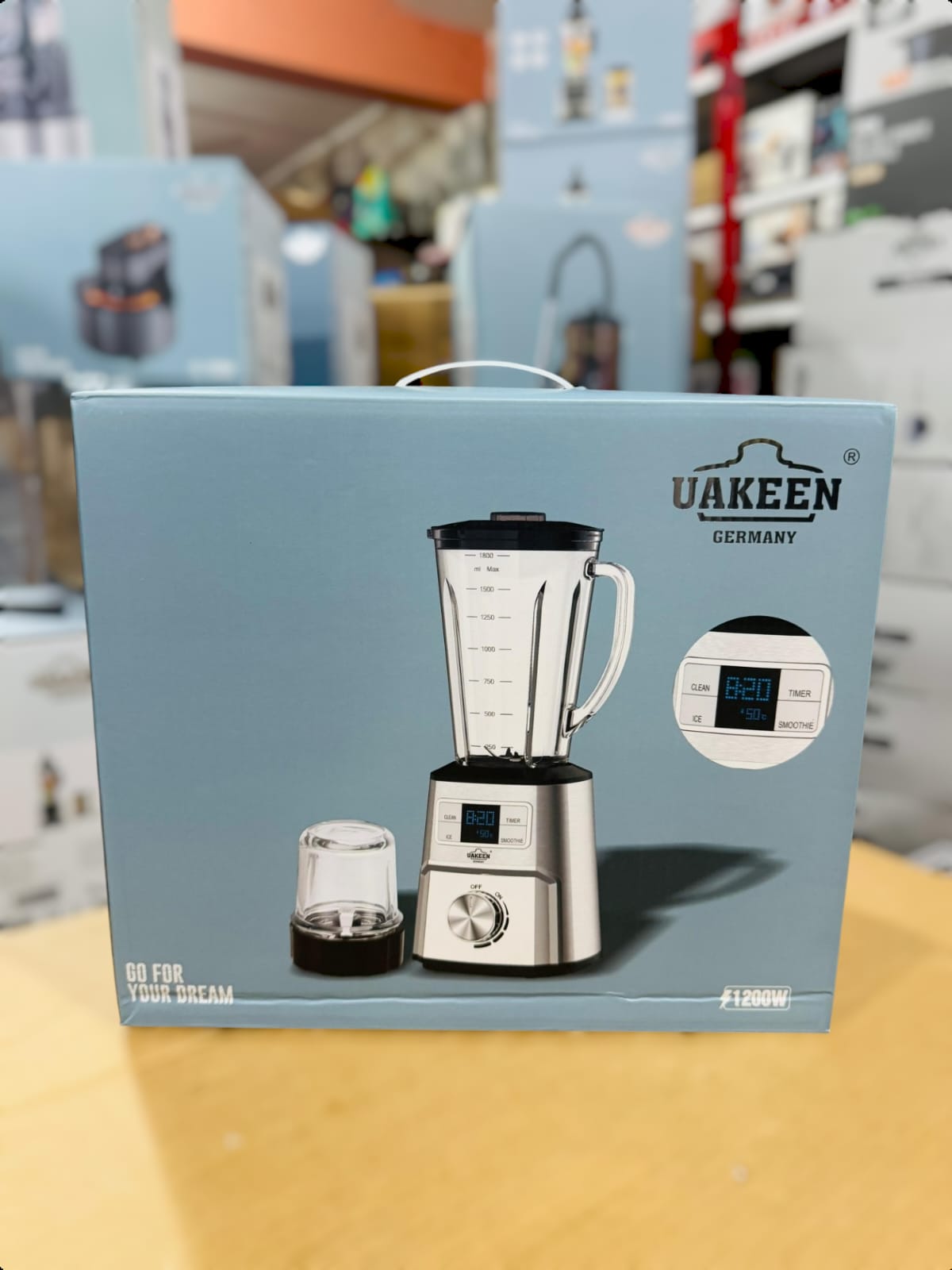 Uakeen Germany Digital Blender Grinder ZL-1307