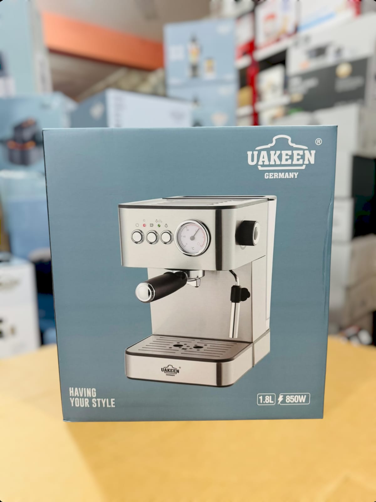 Uakeen Germany Espresso Coffee Machine ZL-1502