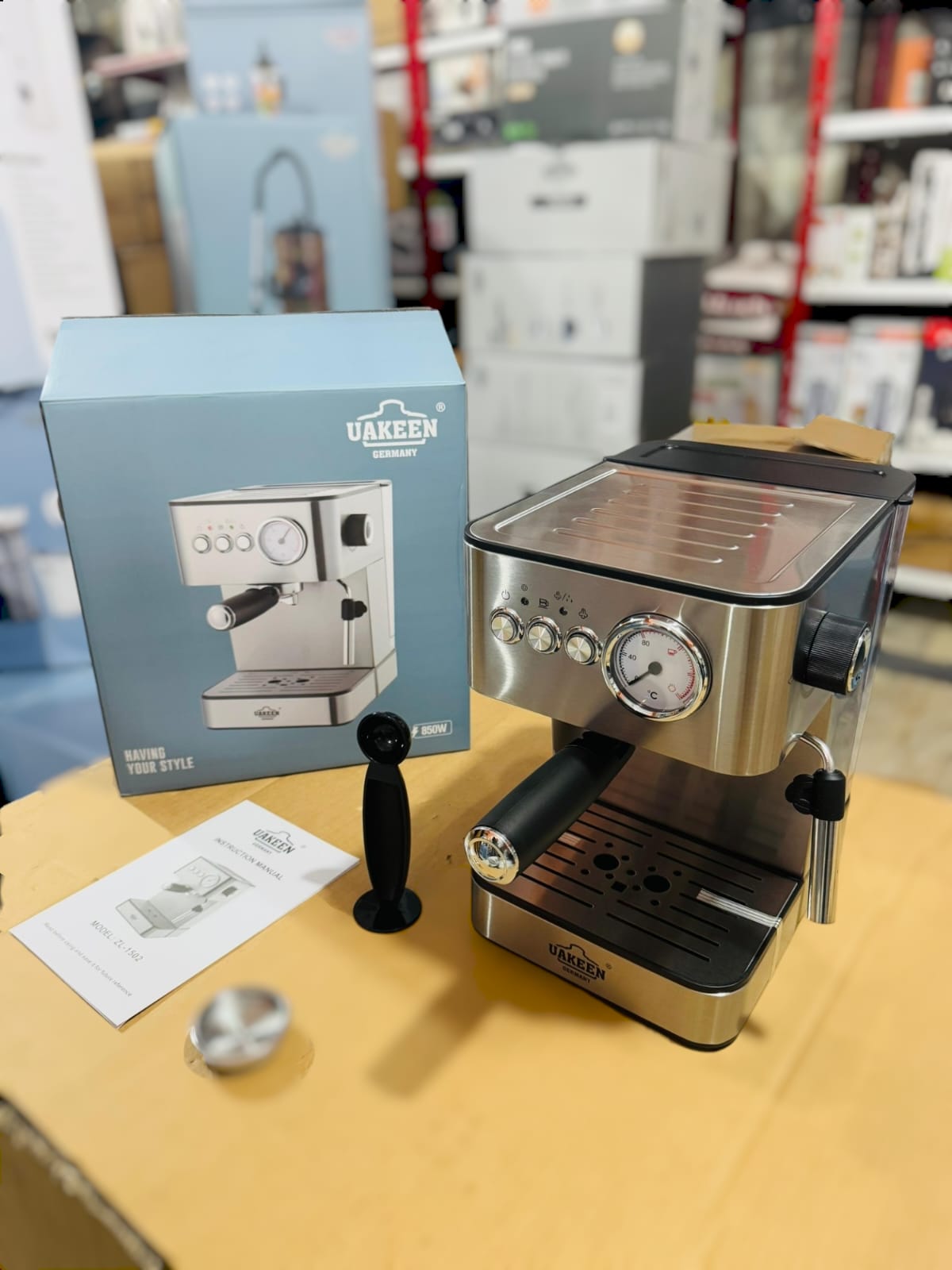 Uakeen Germany Espresso Coffee Machine ZL-1502