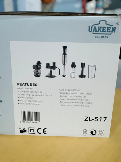 Uakeen Germany 8-in-1 Hnad Blender Set ZL-517