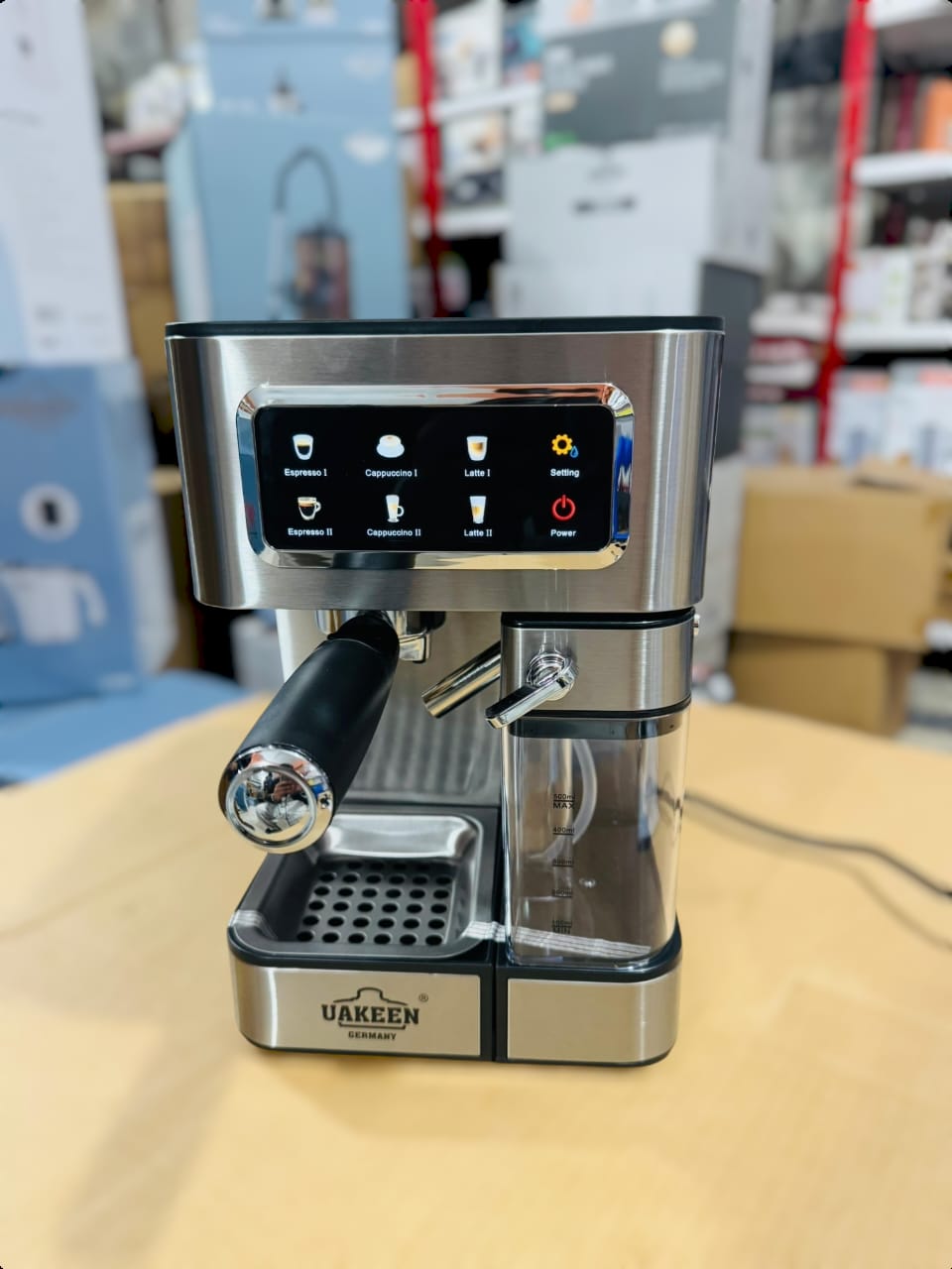 Uakeen Germany Espresso, Cappuccino & Latte Coffee  Maker ZL-1503