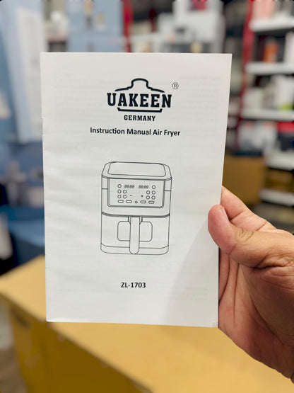 Uakeen Germany Digital Air Fryer ZL-1703