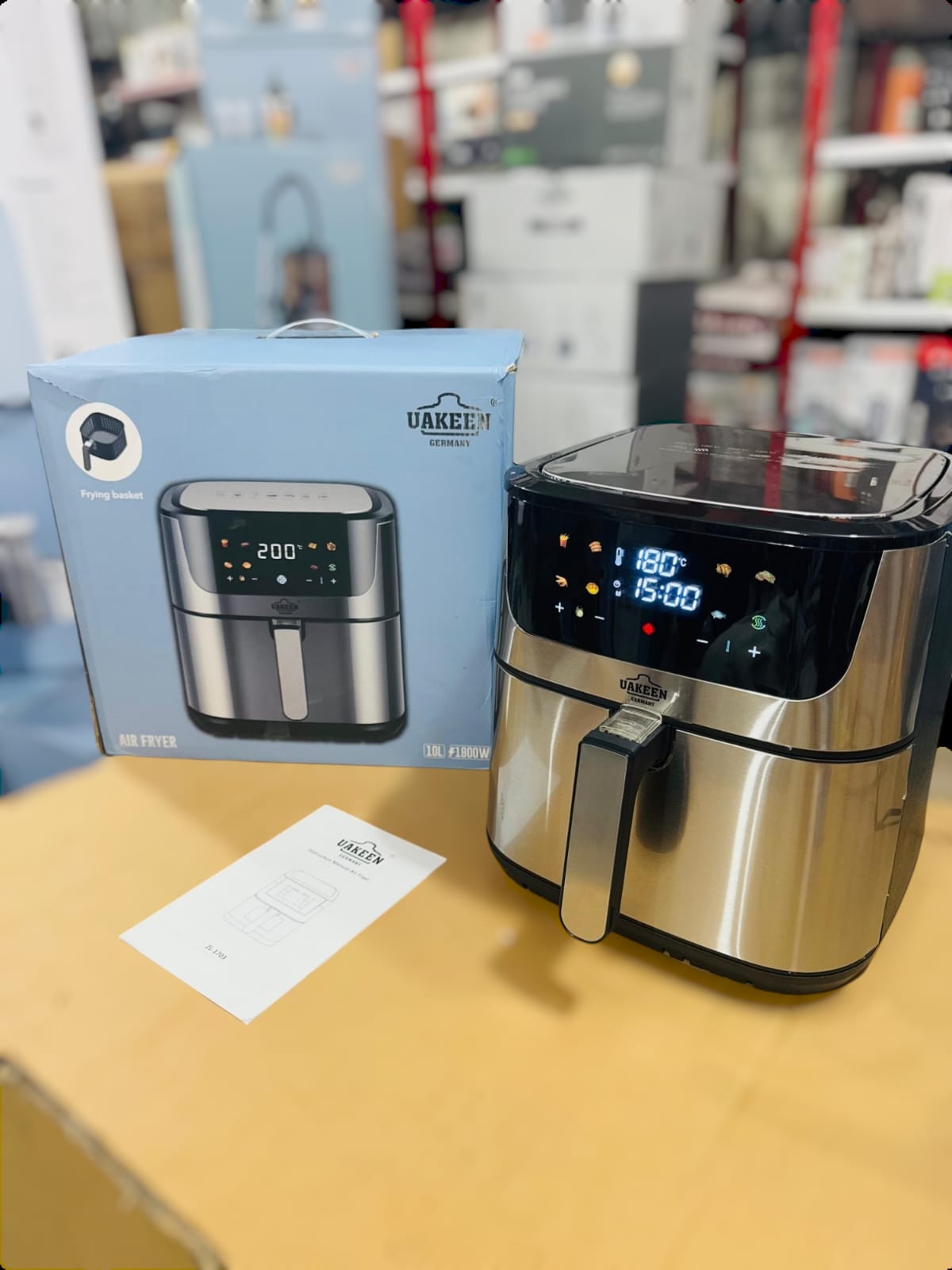 Uakeen Germany Digital Air Fryer ZL-1703