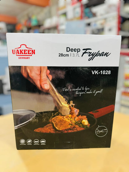 Uakeen Germany Induction Die-Cast Granite Deep Frypan 28cm VK-1028