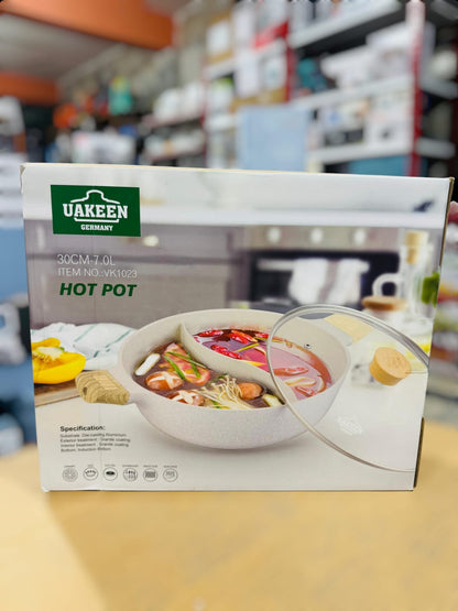 Uakeen Germany Induction Die-Cast Granite Hot Pot VK-1023