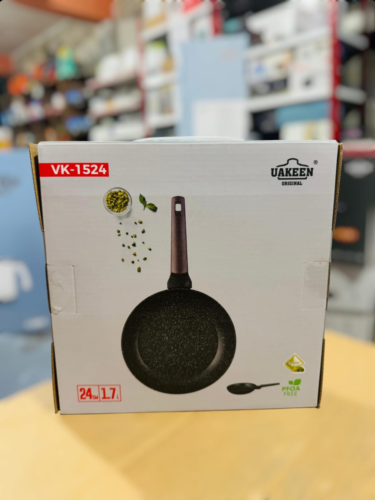 Uakeen Germany Induction Die-Cast Granite Frypan